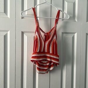 Knitted Halter Crop Top